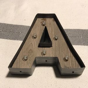 Marquee letter “a”